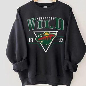90s Vintage Minnesota Wild Hockey Sweatshirt, Retro Minnesota Wild NHL Shirt Tee